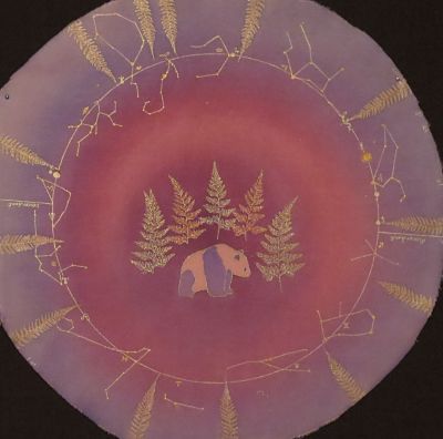 Idée cadeau de naissance ; ciel atral de naissance avec planètes natales das les constelations du zodiaque - Ciel réel du moment de la naissance