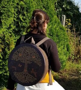 sac-tambour-arbre-de-vie-cuir-a-dos