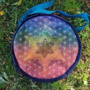 sac pour tambour sur mesure peint à la main par Aflorescence