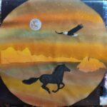 housse-pour-tambour-personnalisée-cheval-aigle