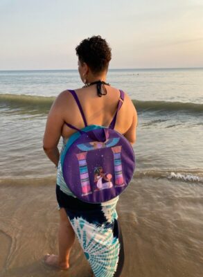 sac-percussion-tambour-égypte-violet