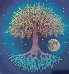 housse-tambour-chamanique-arbre-de-vie-lune-bleue