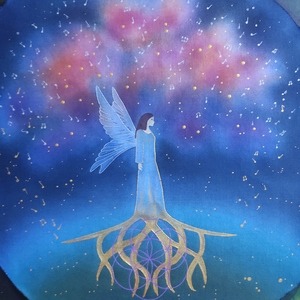 sacoche-tmbour-chamanique-artisanale-fée-etoiles