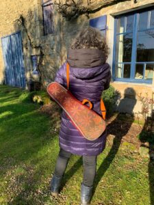 housse bandoulière pour ukulélé personnalisée artisanal, décoré et cousu sur mesure 