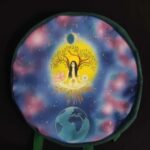 housse sur mesure en tissu pour tambour ou percussion, fabrication artisanale Aflorescence