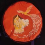 sac-tambour-chamanique-bison-phénix-indienne-orange