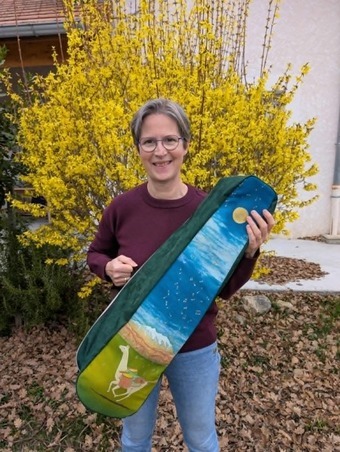 housse pour charango cousu sur mesure par Aflorescence