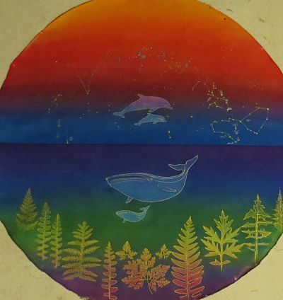 Interprétation artistique et personnalisée du ciel au moment de la naissance